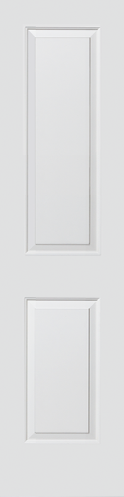 JELDWEN MOLDED CARRARA 6'8 X 1-3/8 COVE AND BEAD STICKING 2 PANEL SMOOTH SURFACE HOLLOW/SOLID INTERIOR DOOR